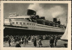 Nordd Lloyd Turbinen-Express-Dampfer "Bremen" Cruise Ships Postcard Postcard Postcard