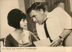 Ann Savo and Joachim Fuchsberger Postcard