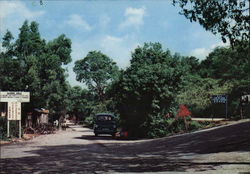 Road entrance to Lukmachow in border forbidden area Hong Kong China Postcard Postcard Postcard