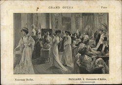 Grand Opera - Nouveau Buffet Paris, France Postcard Postcard