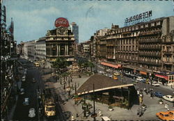 De Brouckère Square Brussels, Belgium Benelux Countries Postcard Postcard Postcard