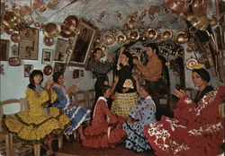 Dance of Gypsies in the Cave Spain Postcard Postcard Postcard