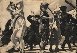 Djiguite Festivities at Piatigorsk in 1936 Postcard