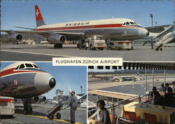 Flughafen Zurich Airport Switzerland Postcard Postcard Postcard