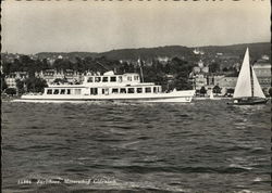 Motorschiff Glärnisch on Lake Zürich Switzerland Postcard Postcard Postcard