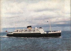 Greetings from the M.V. Hibernia Cruise Ships Postcard Postcard Postcard