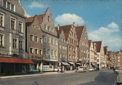 Theresienstrasse Ingolstadt, Germany Postcard Postcard Postcard