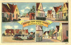 Greetings From Danish Village Postcard