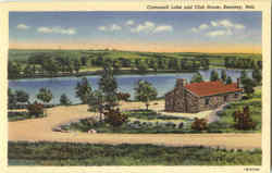 Cottonmill Lake And Club House Postcard