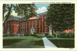 Edwin S. Bundy Dormitory, Earlham College Postcard