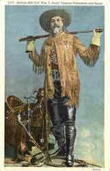 Buffalo Bill Wm. F. Cody Cowboy Western Postcard Postcard