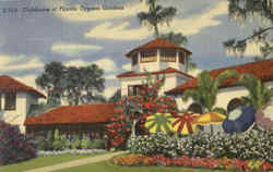 Clubhouse At Florida Cypress Gardens Postcard