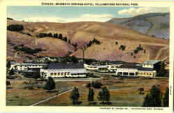 Mammoth Springs Hotel Yellowstone National Park, WY Postcard Postcard