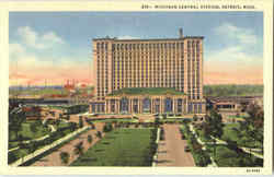 Michigan Central Station Postcard