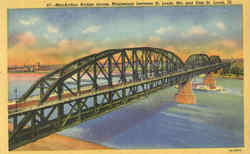 Macarthur Bridge St. Louis, MO Postcard Postcard