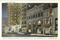 Mayflower Hotel, 1107 Connecticut Ave. Postcard