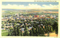 Bird's Eye View Of Rapid City Postcard