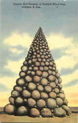 Cannon Ball Pyramid, Petrifield Postcard