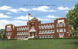 Lincoln Junior High School Postcard