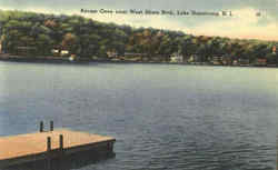 Byram Cove Near West Shore Blvd. Postcard