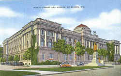 Public Library And Museum Postcard