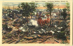 Battle Of Atlanta Cyclorama Building Postcard