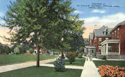 Grounds At Jr. O.U.A.M. National Orphans Home Tiffin, OH Postcard Postcard