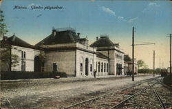 Gomori Railway Station Miskolc, Hungary Postcard Postcard