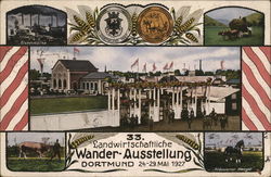 33rd Agricultural Exhibition Dortmund, Germany Postcard Postcard