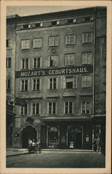 Mozart's Geburtshaus Salzburg, Austria Postcard Postcard