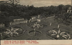 Garden of the Count Botelho Ponta Delgada, Portugal Postcard Postcard Postcard