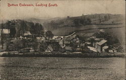 View of Town Looking South Bettws Cedewain, Wales Postcard Postcard