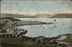 View of Town from Lyle Road Postcard