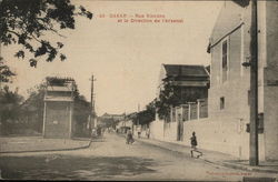 Rue Vincens et la Direction de l'Arsenal Dakar, Senegal Africa Postcard Postcard