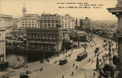 Nippon Bridge Tokyo, Japan Postcard Postcard