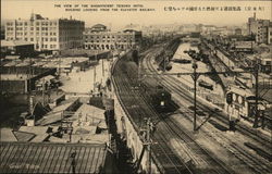 Teikoku Hotel from Elevated Railway Tokyo, Japan Postcard Postcard