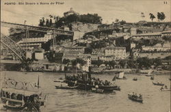 Rio Douro e Serra do Pilar Porto, Portugal Postcard Postcard Postcard