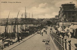 Praca da Ribeira Porto, Portugal Postcard Postcard Postcard