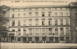 The Grand Post Hotel France Postcard Postcard