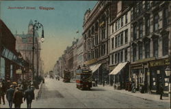 Sauchiehall Street, Glasgow Scotland Postcard Postcard