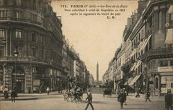 La Rue de la Paix Paris, France Postcard Postcard