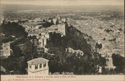 General View of the Alhambra from Silla del Moro Granada, Spain Postcard Postcard Postcard