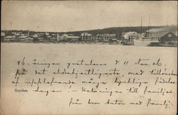 Coastal city landscape Postcard