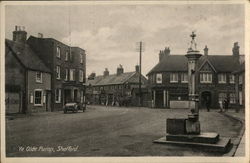 Ye Olde Pump Shefford, England Postcard Postcard