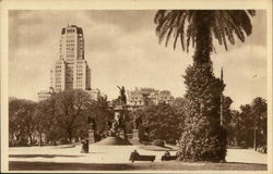 Plaza San Martin Postcard