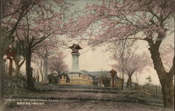 The grounds of the Great Shrine, Iseyama Yokohama, Japan Postcard Postcard