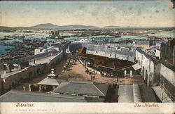 The Market Gibraltar, Gibraltar Spain Postcard Postcard Postcard