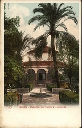 Pabellon de Carlos V - Alcazar Sevilla, Spain Postcard Postcard Postcard