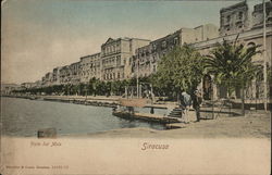 Vista Dal Molo Siracusa Syracuse, Italy Postcard Postcard