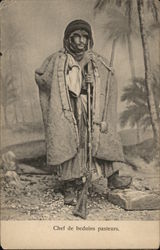 Chief of the Bedouin shephards Turkey Greece, Turkey, Balkan States Postcard Postcard